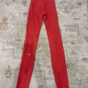lululemon athletica Red Leggings